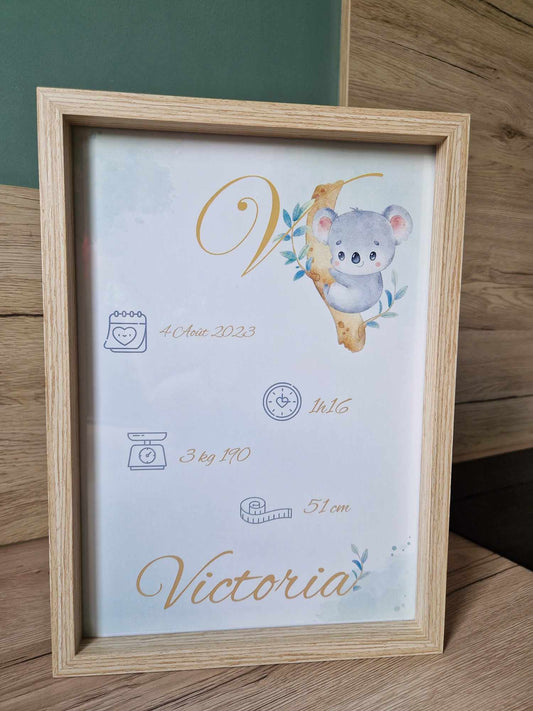 Cadre naissance koala