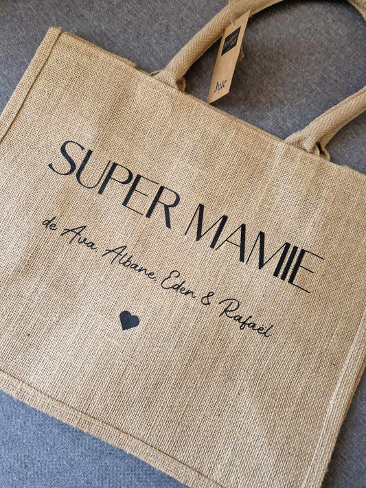 Grand sac jute